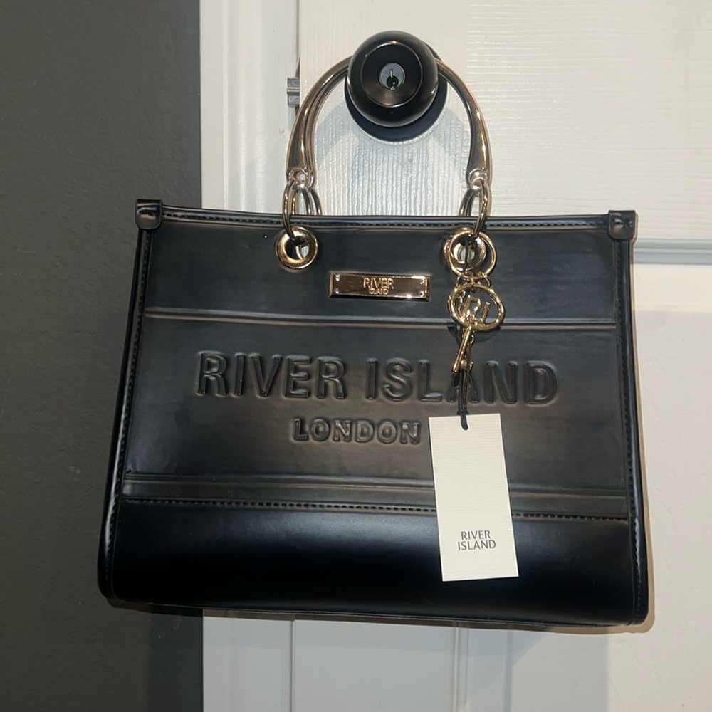 River Island London tote bag